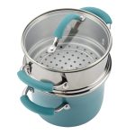 Rachel Ray 3-Quart Cucina Nonstick Covered Steamer Set