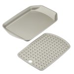 Rachel Ray 11-Inch x 17-Inch Nonstick Crisper Pan with Insert